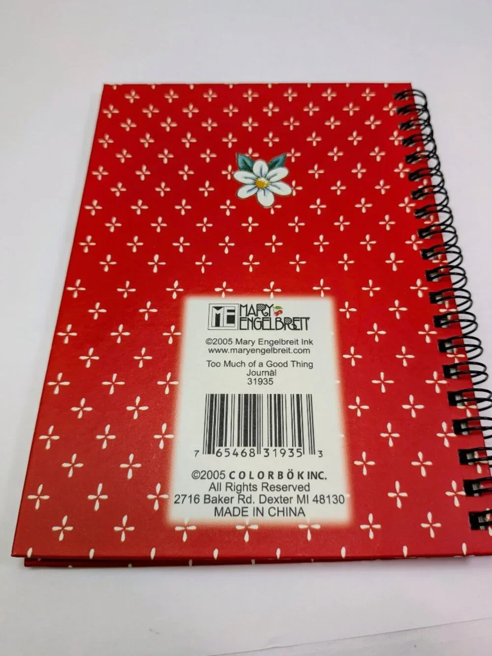 VTG Mary Engelbreit Chair of Bowlies Stationery Lot Journal Magnetic Pad